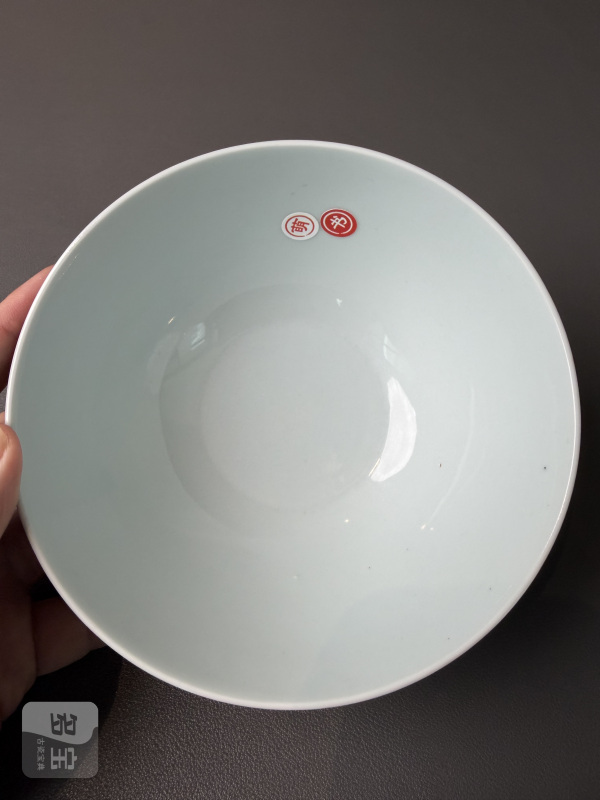 清雍正 霁红釉碗 - 图6